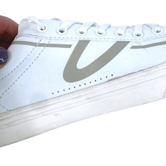 Tretorn Women's Serve Sneakers Size 8M White Faux Leather Casual Shoes - Picture 11 of 14
